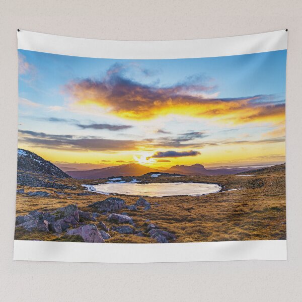 Item preview, Afternoon Glow, Glas Bheinn Summit Plateau, Assynt designed and sold by ScotLandscapes.