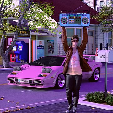 "The 80s Iconic Boombox Scene" Poster for Sale by dennybusyet | Redbubble