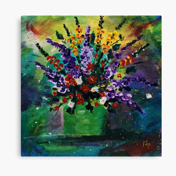 Snaps & Lilacs Canvas Print