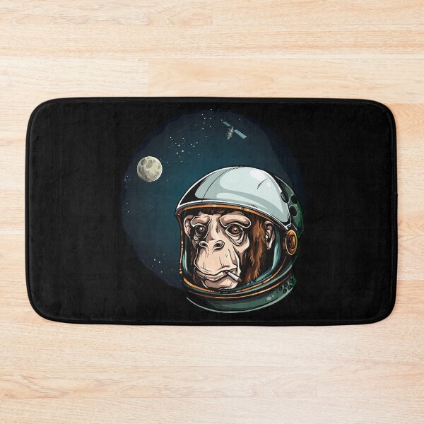 Item preview, Space Monkey Astronaut Chimp designed and sold by headpossum.