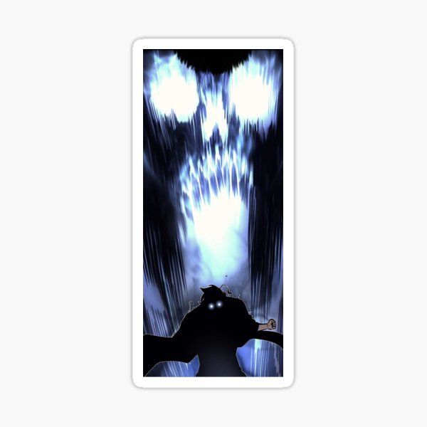 Sung Jin Woo Solo Leveling Sticker fini brillant