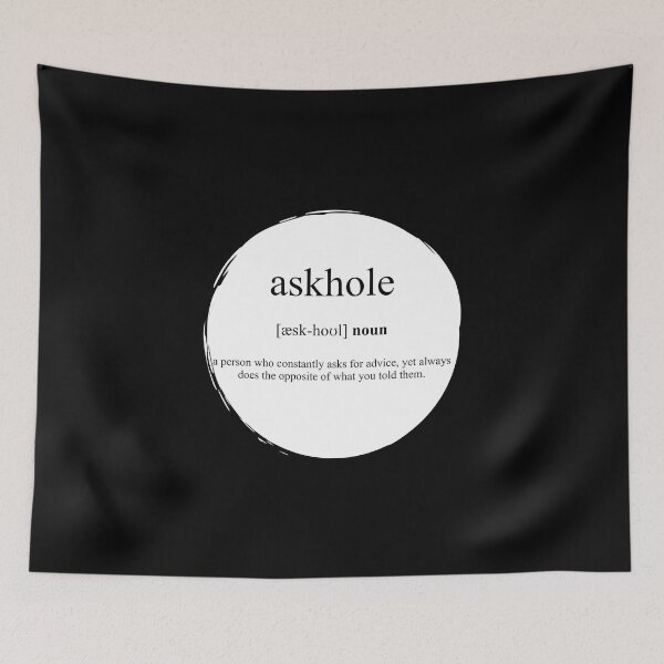 Item preview, Askhole Definition | Dictionary Collection designed and sold by Designschmiede.