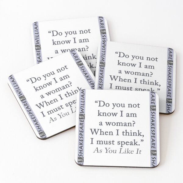 Item preview, Do You Not Know I Am a Woman - Shakespeare designed and sold by CrankyOldDude.