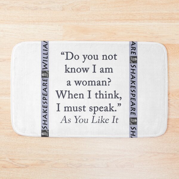 Item preview, Do You Not Know I Am a Woman - Shakespeare designed and sold by CrankyOldDude.
