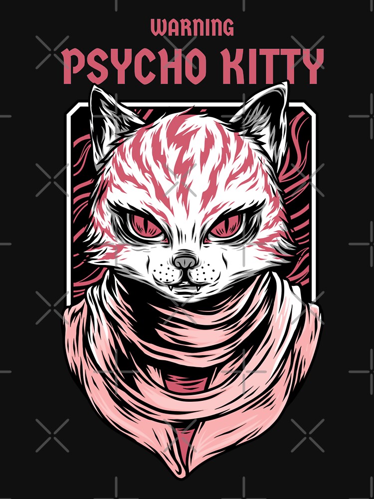 WARNING - Psycho Kitty by plzLOOK