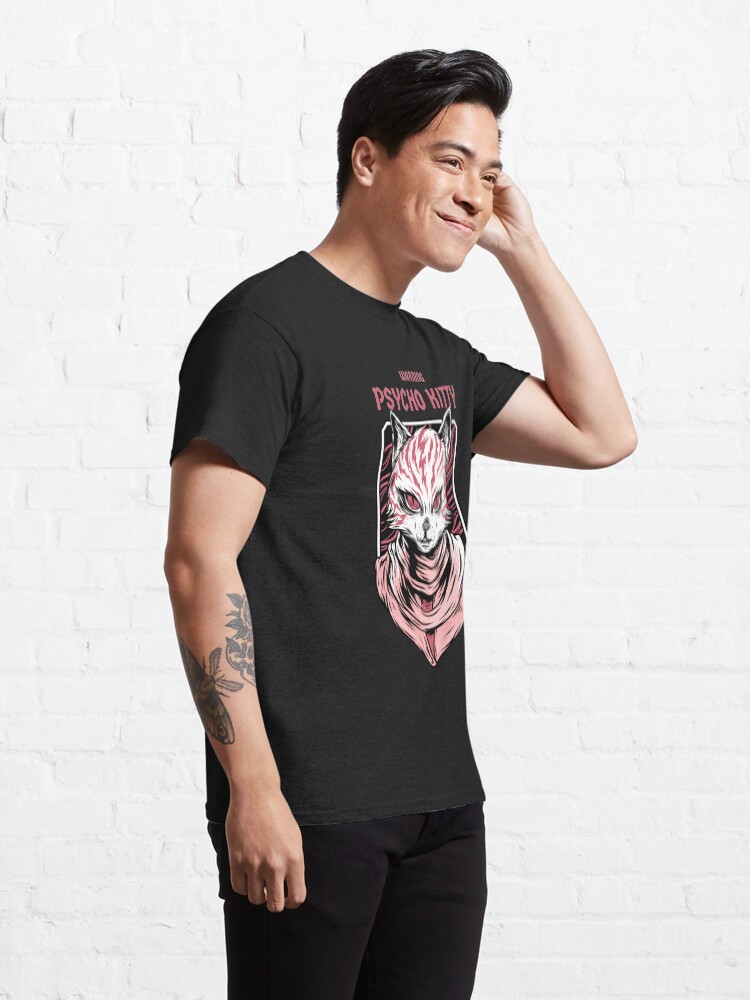 Alternate view of WARNING - Psycho Kitty Classic T-Shirt