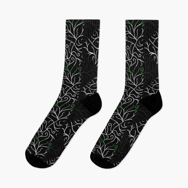 Item preview, Black Velvet, Demiromantic Flag Vines designed and sold by StephOBrien.