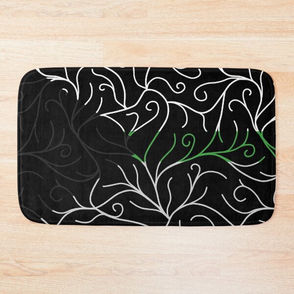 Item preview, Black Velvet, Demiromantic Flag Vines designed and sold by StephOBrien.
