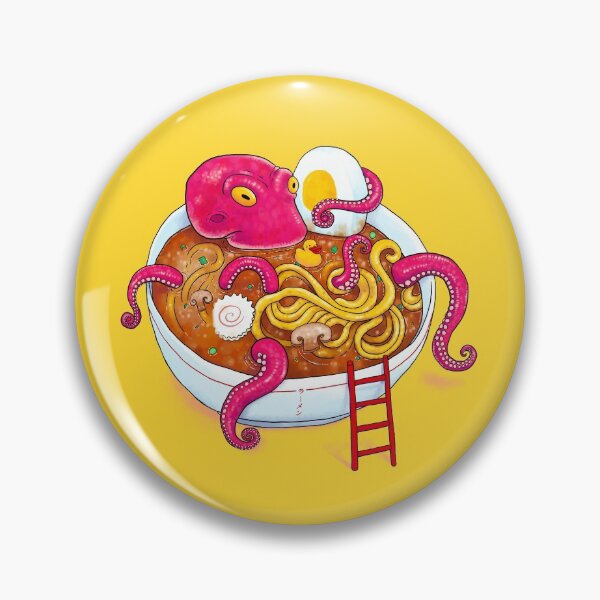 Aperçu de l'œuvre Bol, ramen, poulpe, prendre, bain créée et vendue par dvartstudio.