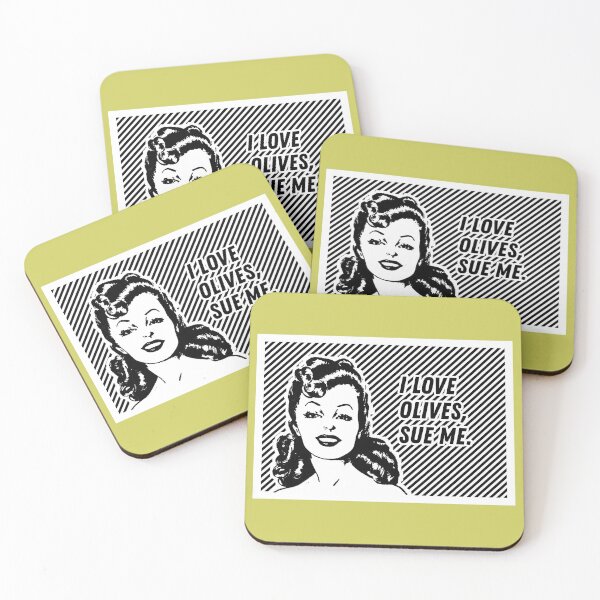 Item preview, Vintage Babe - I Love Olives designed and sold by MaplewoodMerch.