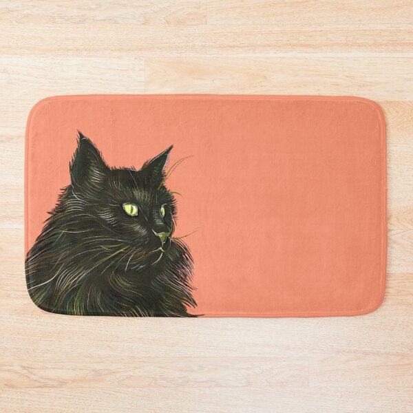 Item preview, Fearless Black Cat Illustration Digital Graphic Art Image GC-077 designed and sold by GraphicCharms.