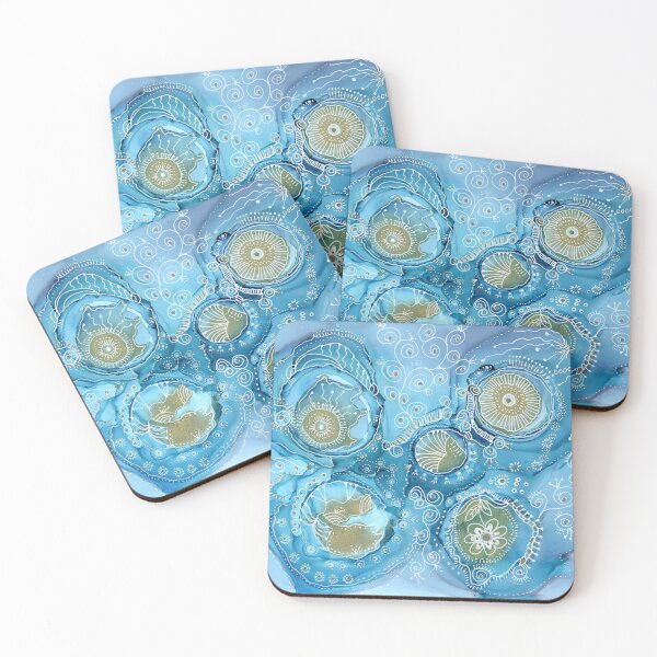 Item preview, Blue Doodled Bubbles designed and sold by marge080808.