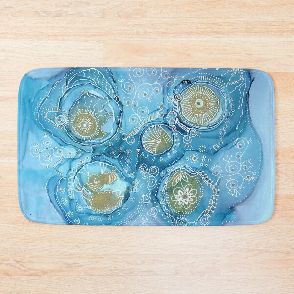 Item preview, Blue Doodled Bubbles designed and sold by marge080808.