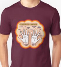 Camiseta ajustada Las manos del jugador.