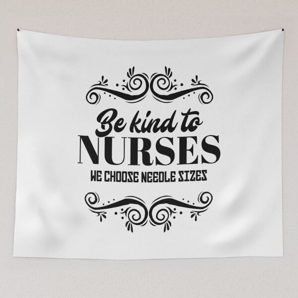 Item preview, Womens Funny Be Kind To Nurses We Choose Needle Sizes V-Neck design designed and sold by jakehughes2015.