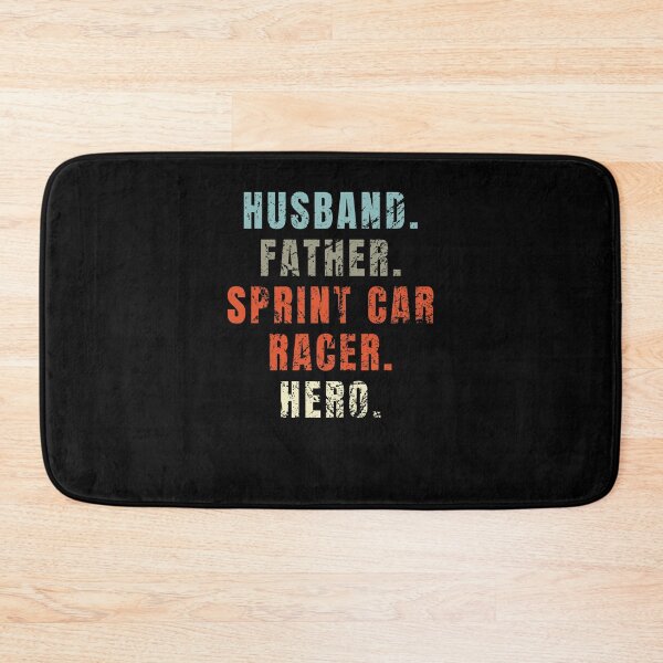 Item preview, Husband Father Sprint Car Racer Hero vintage Father's day designed and sold by Glorad.