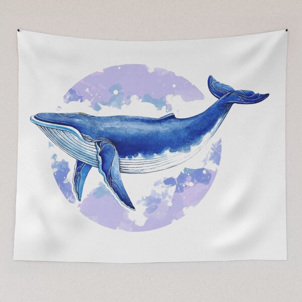 Item preview, Whale / Watercolor Whale / Blue Whale / Cute Whale designed and sold by AnnaWander.