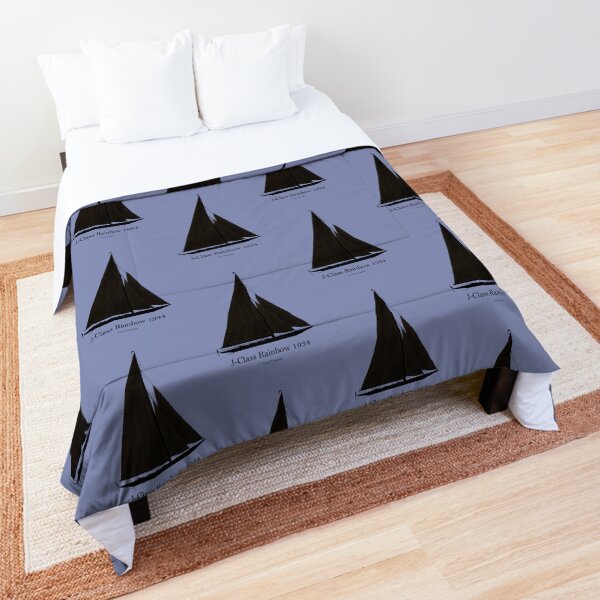 1934 Rainbow on blue 4 Comforter