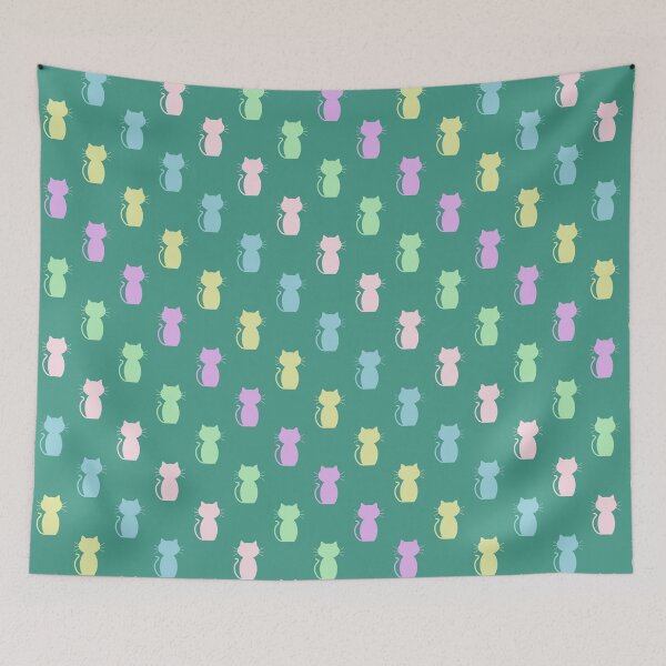 Item preview, A lot of cats - colorful designed and sold by AbsentisDesigns.