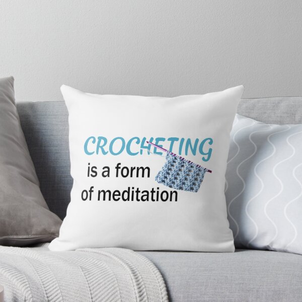 Item preview, CROCHETING is a Form of Meditation  designed and sold by seize39.