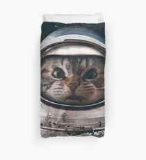 Space Catet Duvet Cover