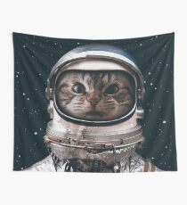 Space Catet Wall Tapestry