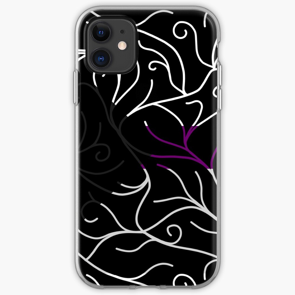 Black Velvet, Demisexual Flag Vines iPhone Case & Cover