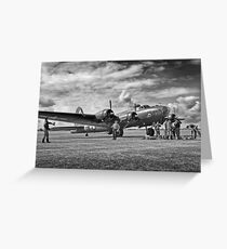 B17 WW2 Bomber Greeting Card