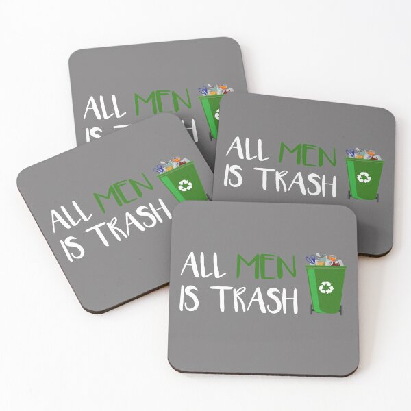 Item preview, all Men Is Trash Funny Gift for Men Tshirt designed and sold by Naufaal.