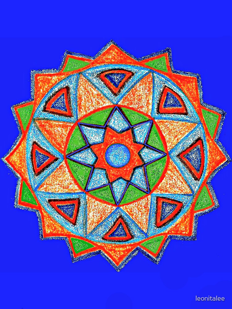 Earthy Geometric Mandala by leonitalee