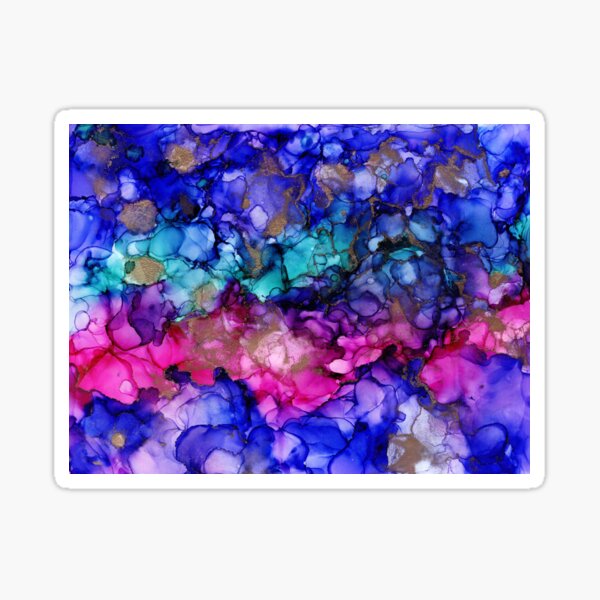 Crazy Purple Sticker