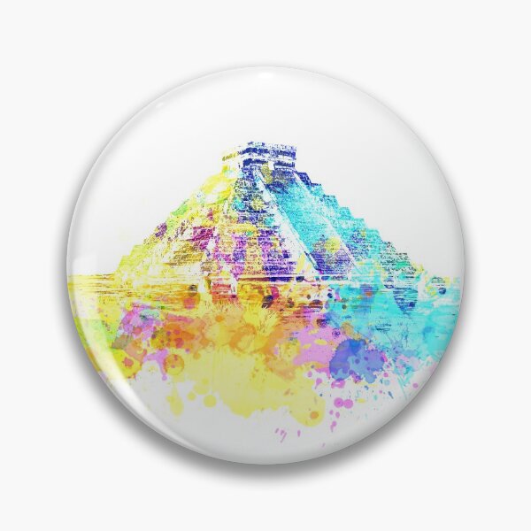 Item preview, Chichen Itza - Colourful Skyline designed and sold by SeraphineArts.