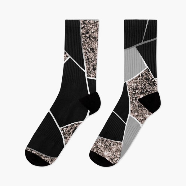 Item preview, Rose Gold Geometric Glam #1 (Photo of Glitter Only - Not Reflective) designed and sold by Anita's & Bella's Art.