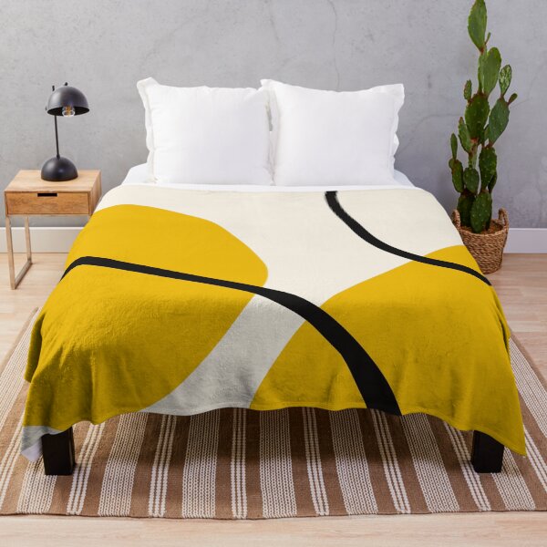Item preview, Abstract Yellow Organic Shapes designed and sold by trajeado14.