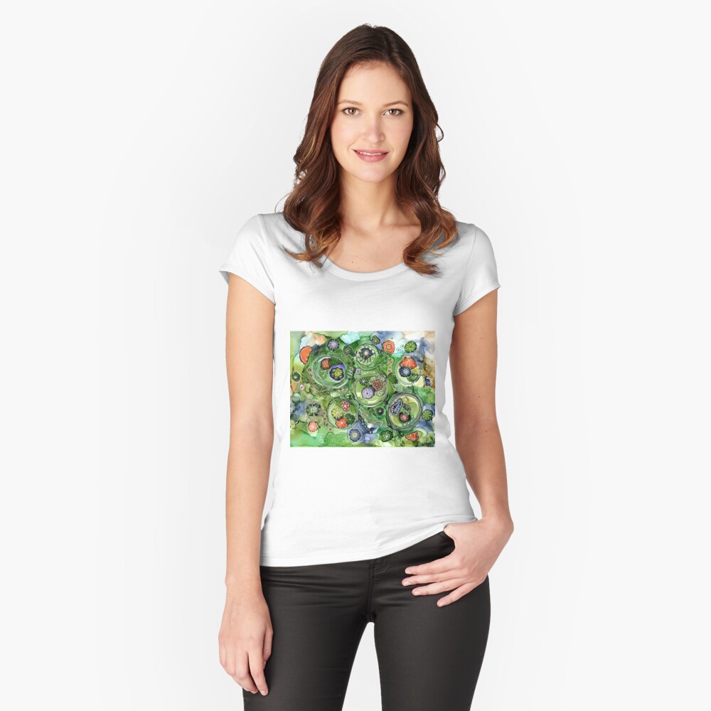 Item preview, Fitted Scoop T-Shirt designed and sold by marge080808.