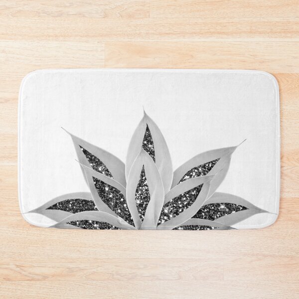 Item preview, Gray Agave with Black Silver Glam #1 (Photo of Glitter Only - Not Reflective) designed and sold by Anita's & Bella's Art.