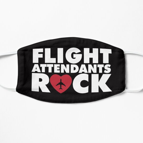 Flight Attendants rock with plane inside hearth Mask