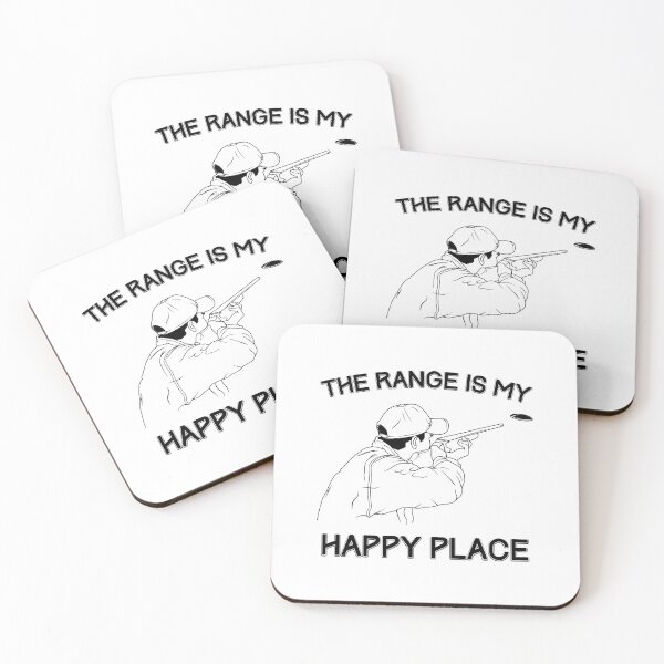 Item preview, Funny The Range Is My Happy Place Gun Lover graphic designed and sold by jakehughes2015.