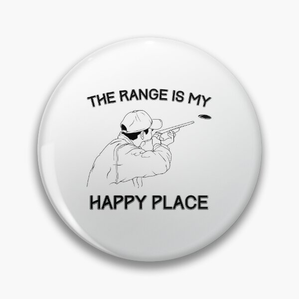 Item preview, Funny The Range Is My Happy Place Gun Lover graphic designed and sold by jakehughes2015.