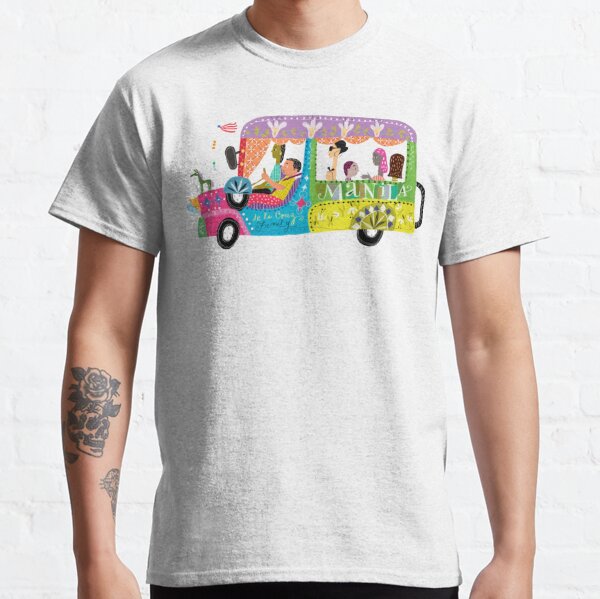 The Philippine jeepney illustrated by Robert Alejandro Classic T-Shirt