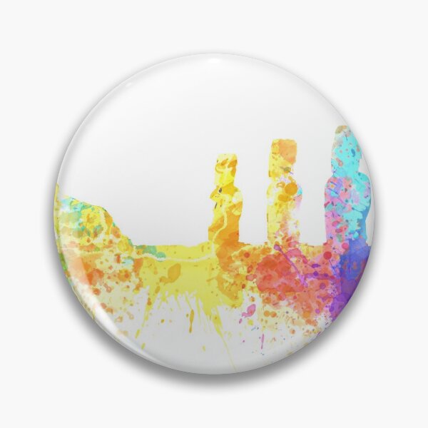 Item preview, Easter Island - Colourful Skyline designed and sold by SeraphineArts.