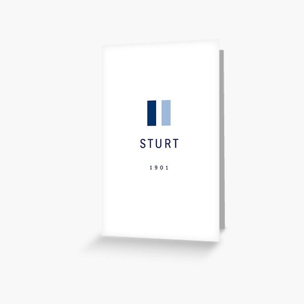 Sturt Double-blues FC Greeting Card