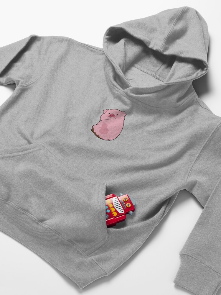 Alternate view of Waddles - Gravity Falls (the pig) Kids Pullover Hoodie