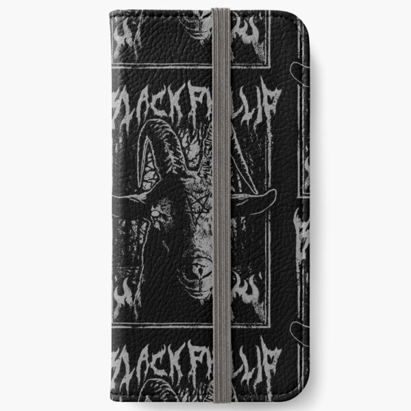 Black Metal Phillip iPhone Wallet