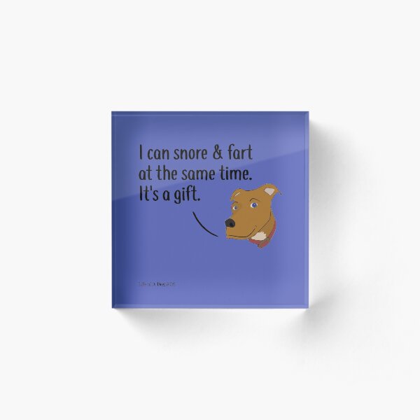 Farty Dog Air Freshener Acrylic Block