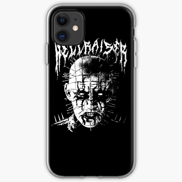 Black Metal Pinhead iPhone Soft Case