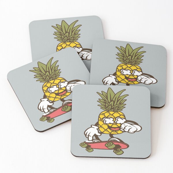 Item preview, Pineapple skater designed and sold by cartoonbug.