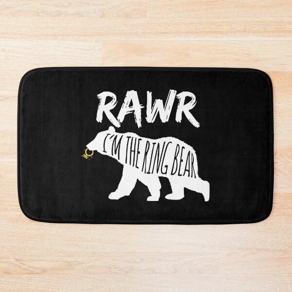 Item preview, Rawr I'm The Ring Bear Ring Bearer Wedding Gift designed and sold by haselshirt.