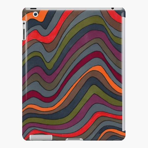 Psychedelischer Regenbogen orange iPad – Leichte Hülle