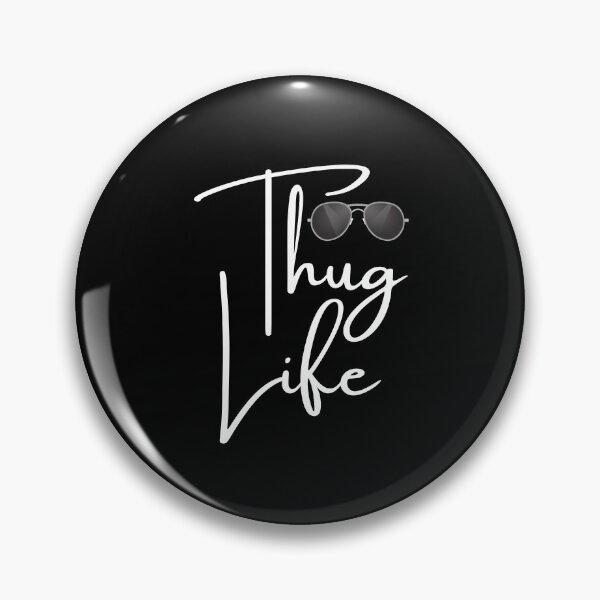 Item preview, Thug Life in Black and White designed and sold by ItsNikkiArts.